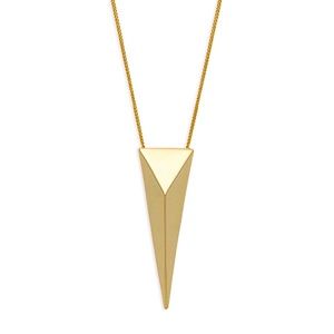 ALEXIS BITTAR • Large Pyramid Pendant Necklace